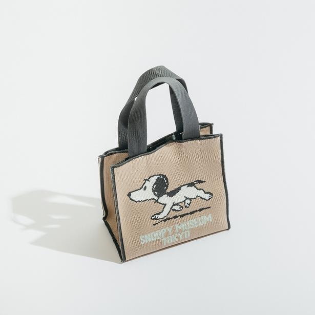 「ジャガードニットバッグ 50's MINT/BEIGE」