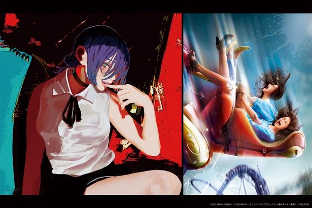 「チェンソーマン × ハリウッド・ドリーム・ザ・ライド ~IRIS OUT~」と「ゾンビ・デ・ダンス × ハリウッド・ドリーム・ザ・ライド」が登場 画像提供:ユニバーサル・スタジオ・ジャパン