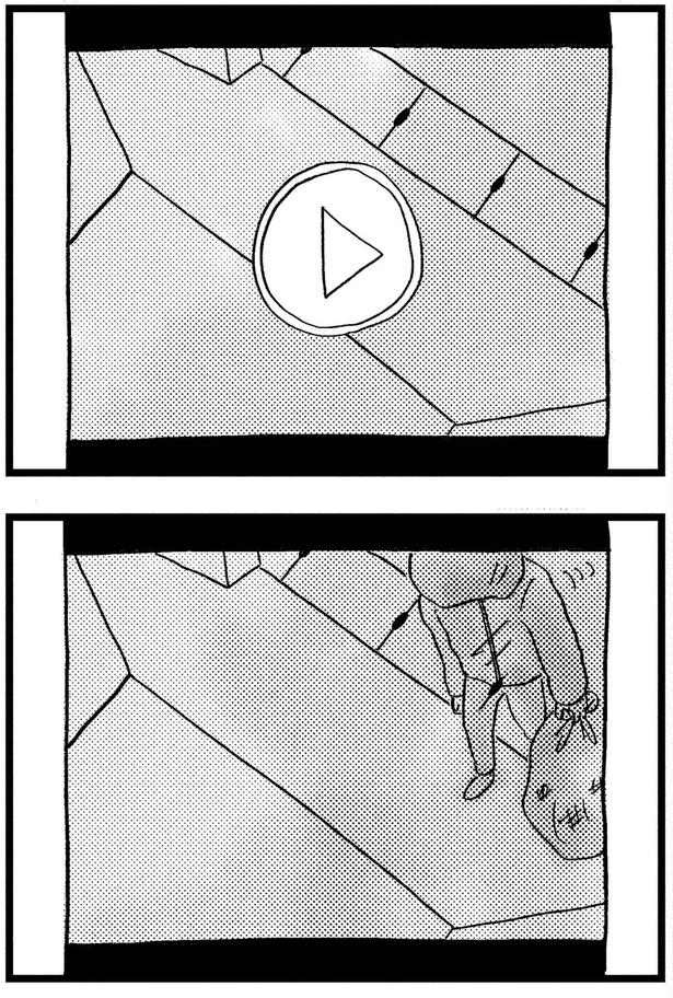 犯人がやってくるのが映っていて （C）グラハム子／KADOKAWA