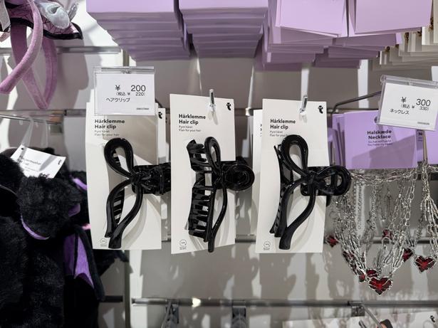 ヘアクリップ(220円)