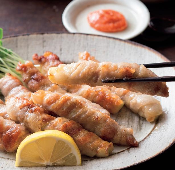 秋なすの豚巻き蒸し レシピ考案／笠原将弘　撮影／広瀬貴子　