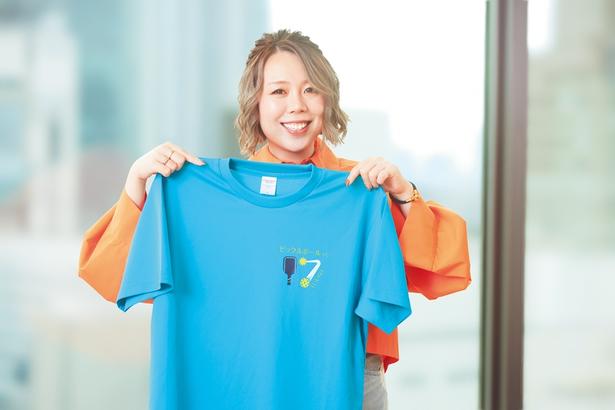 17LIVEオリジナルのピックルボールTシャツは、キュートなプリントがお気に入りポイント