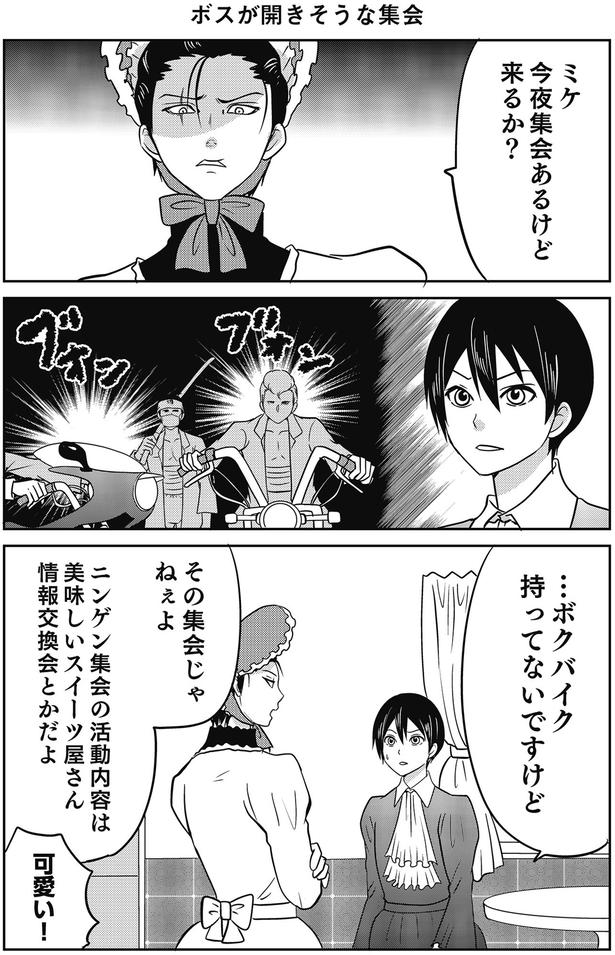 今夜集会あるけど来るか？ （C）河口けい／KADOKAWA