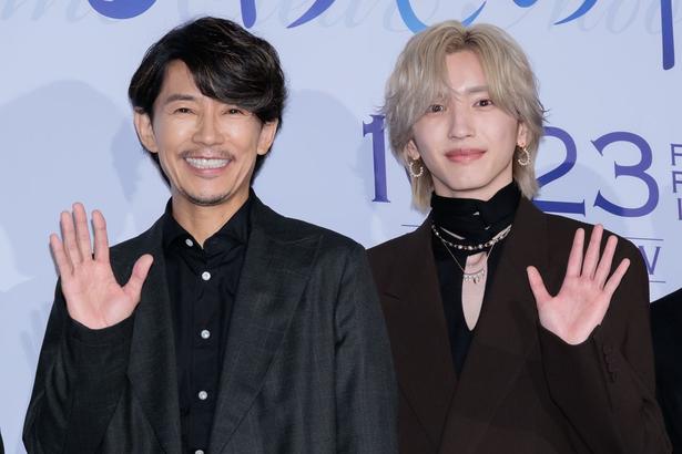 久々の共演で、成長した道枝の姿が感慨深かったと語った藤木直人
