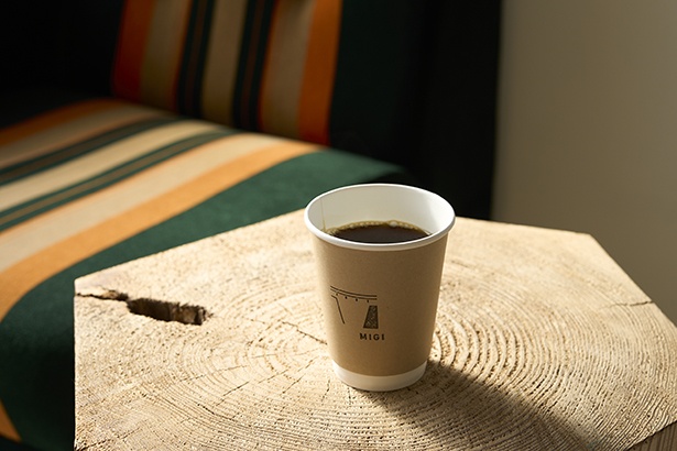 ドリップコーヒー600円~。写真のピンヒール650円は、右田さんがコーヒーの道に進んだ原点でもあるエチオピアの中煎り
