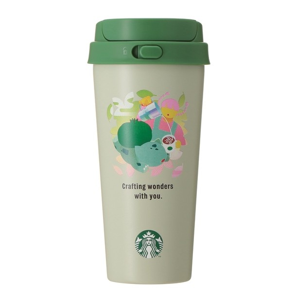 「Pokemon + STARBUCKS ステンレス TOGO ボトル 473ミリリットル フシギダネ」(6600円)