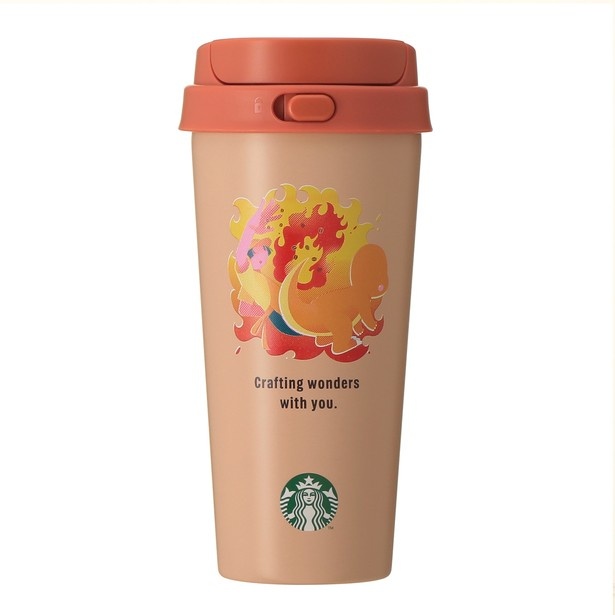 「Pokemon + STARBUCKS ステンレス TOGO ボトル 473ミリリットル ヒトカゲ」(6600円)
