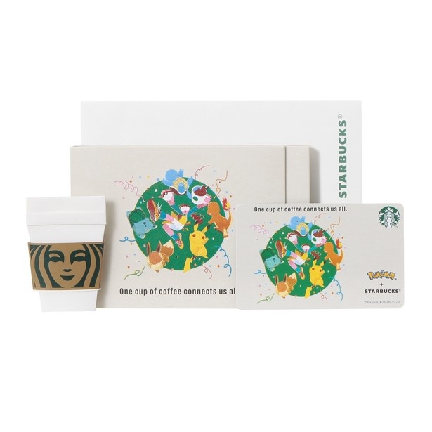 「Pokemon + STARBUCKS スターバックス カード ギフト コーヒーコネクション」(2700円)