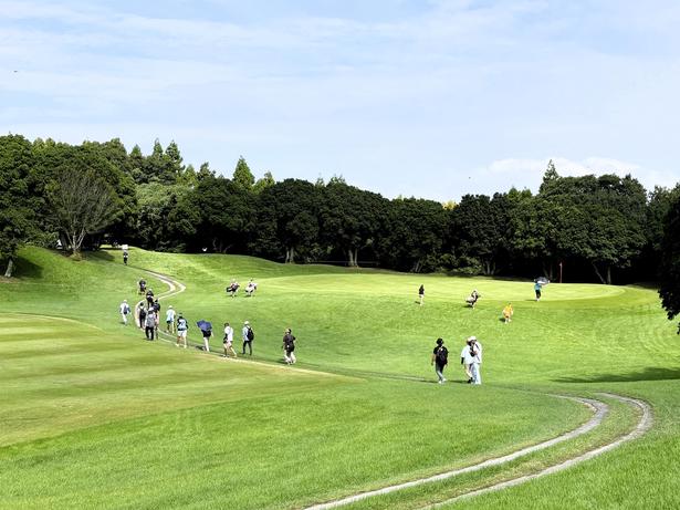 会場となった新南愛知カントリークラブ美浜コースは、全長約6.3キロ!