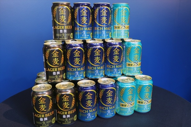 【写真】パッケージも刷新された「金麦」ブランド