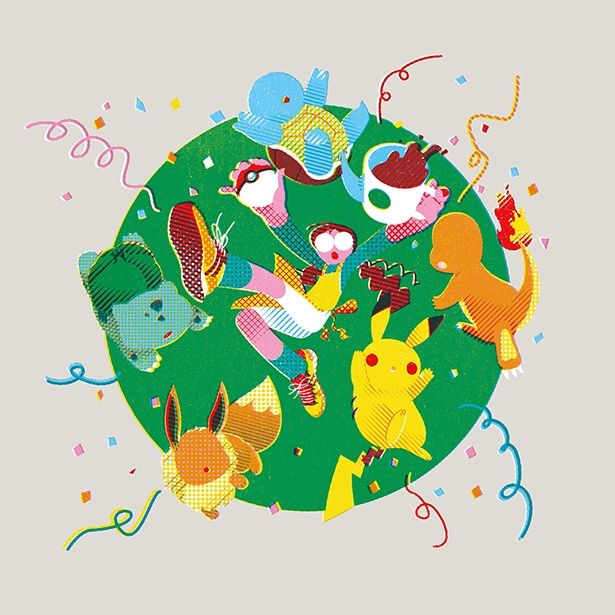 一乗さんが手掛けた、スターバックス×ポケモンのアート