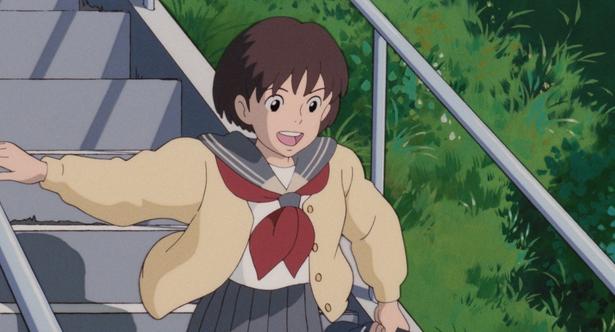 雫が勢いよく駆け下りる階段も実在！