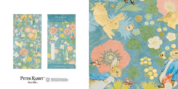 「ピーターラビット(TM)のし袋フラワーシリーズ(ブルー・2枚入)」(330円)