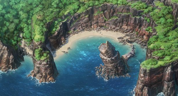 豊かな自然あふれる離島、采岐島