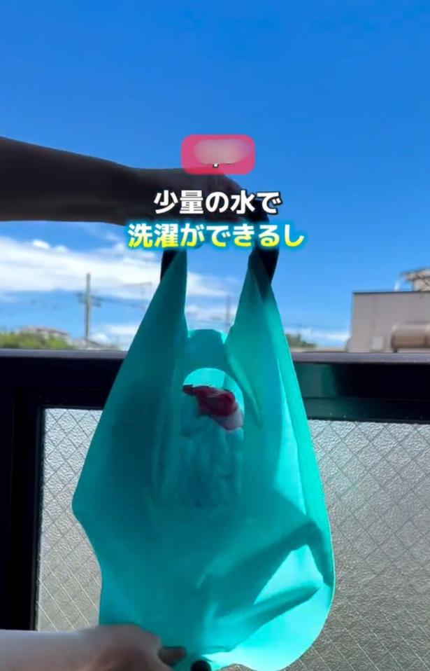 少量の水で洗濯ができる▶蛇口が付いているタイプなら…（⇒次へ） tumufu_fu_kurashiさんのInstagramより