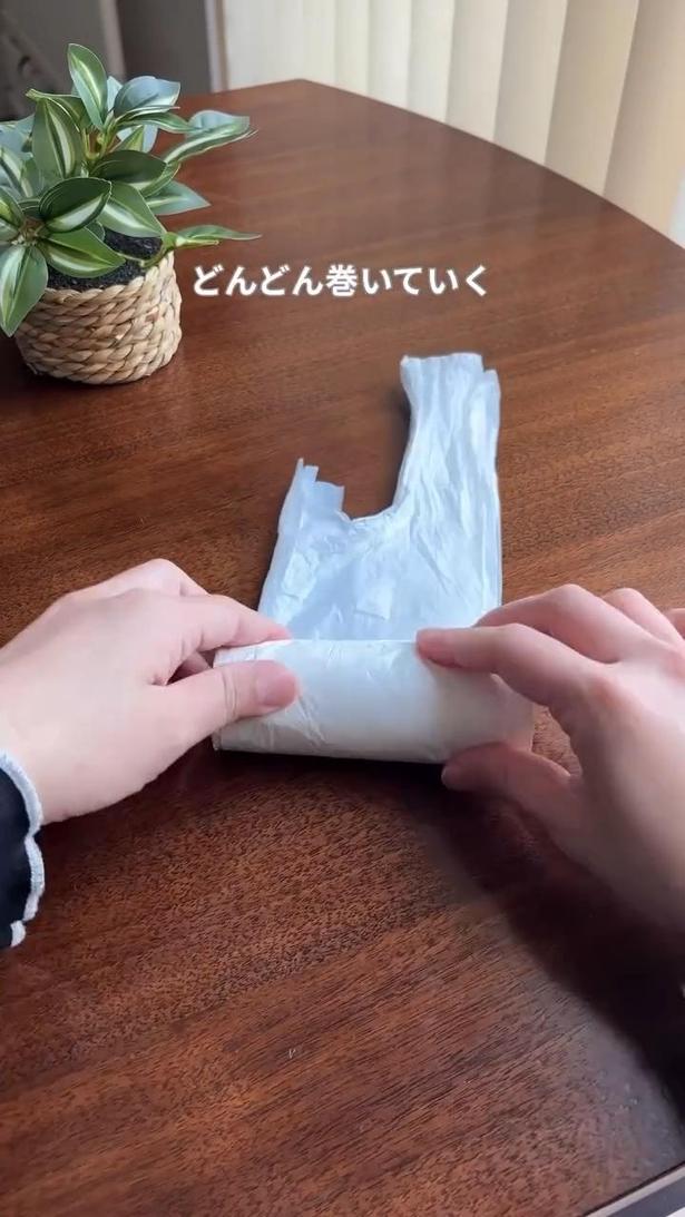 次々巻いていく▶全部巻いたら…(⇒次へ) koto__kurashiさんのInstagramより