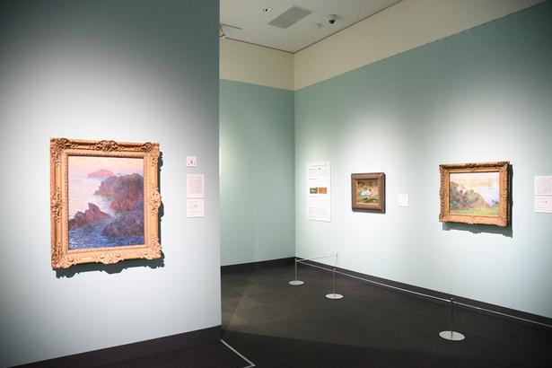 「革命:印象派」のコーナー(「シンシナティ美術館展 ~アメリカに渡ったヨーロッパの至宝~」展示風景、上野の森美術館、2026年) 撮影:ソムタム田井