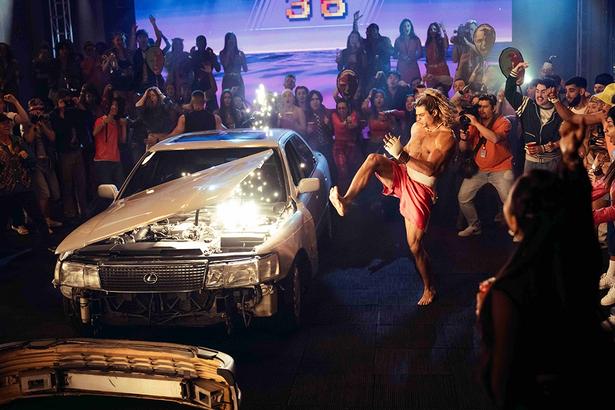 車を叩き壊すボーナスステージも再現