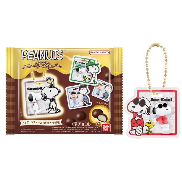 「PEANUTS -SNOOPY- パッケージチャーム&チョコボーロ」(396円)