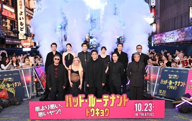 小栗旬、間宮祥太朗らが歌舞伎町に集結！『バッド・ルーテナント：トウキョウ』TOKYOプレミアが開催