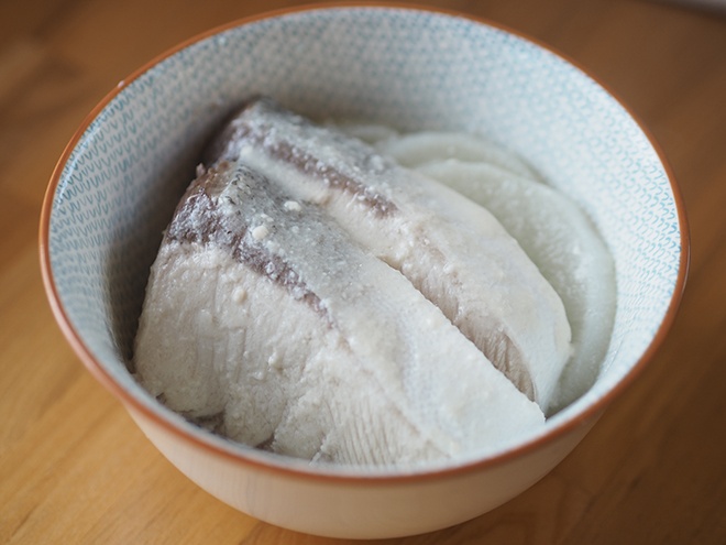 食べた瞬間甘さ広がる。体あったまる。白かすペーストで「白ぶり大根」を【作ってみた】（1）