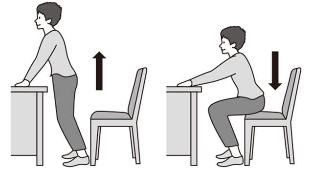 「貧乏ゆすり」は健康に良い！ デスクワーク中に座ったまま、自宅でできるストレッチで、心臓力を高める（3）