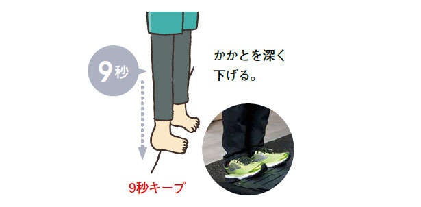 つまずかない体に！ふくらはぎとすねを一気に鍛える「鎌田式かかと落とし」（6）