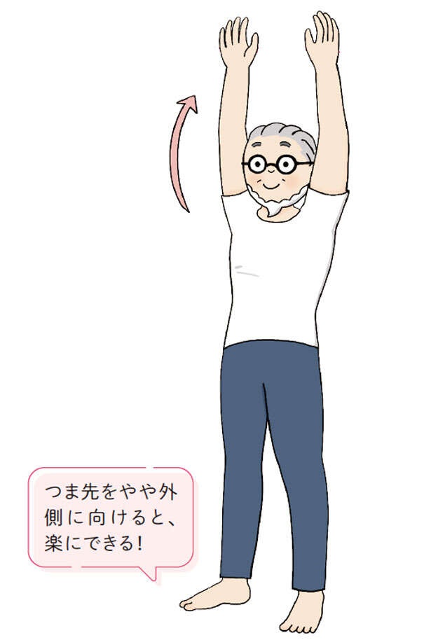 お腹まわりがスッキリ！鎌田流・全身を効率よく動かす「バンザイスクワット」のすすめ（3）