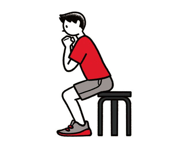 ひざ・腰への負担が少なくて安心！椅子ひとつでできる最強スクワット「スタンドアップ」（1）