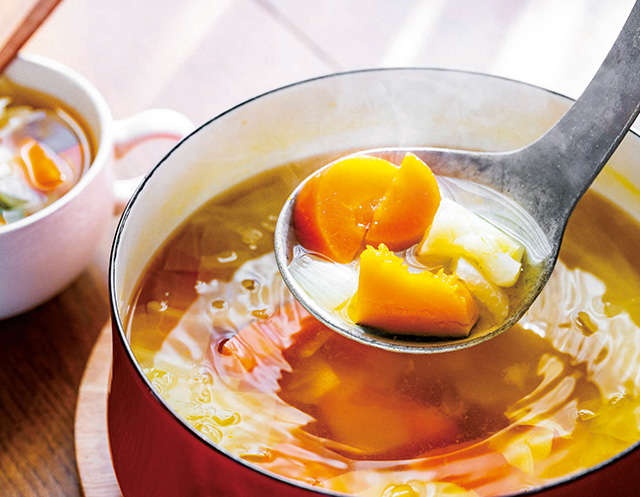 4種の野菜を切って煮るだけ！ 健康寿命を延ばす「ハーバード大学式野菜スープ」／今月のメモ（1）