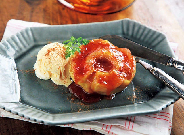 フライパンでOK！Mizukiさんの「焼きりんご」「抹茶ミルクレープ」／Mizukiのカンタン手作り 3時のおやつ（1）