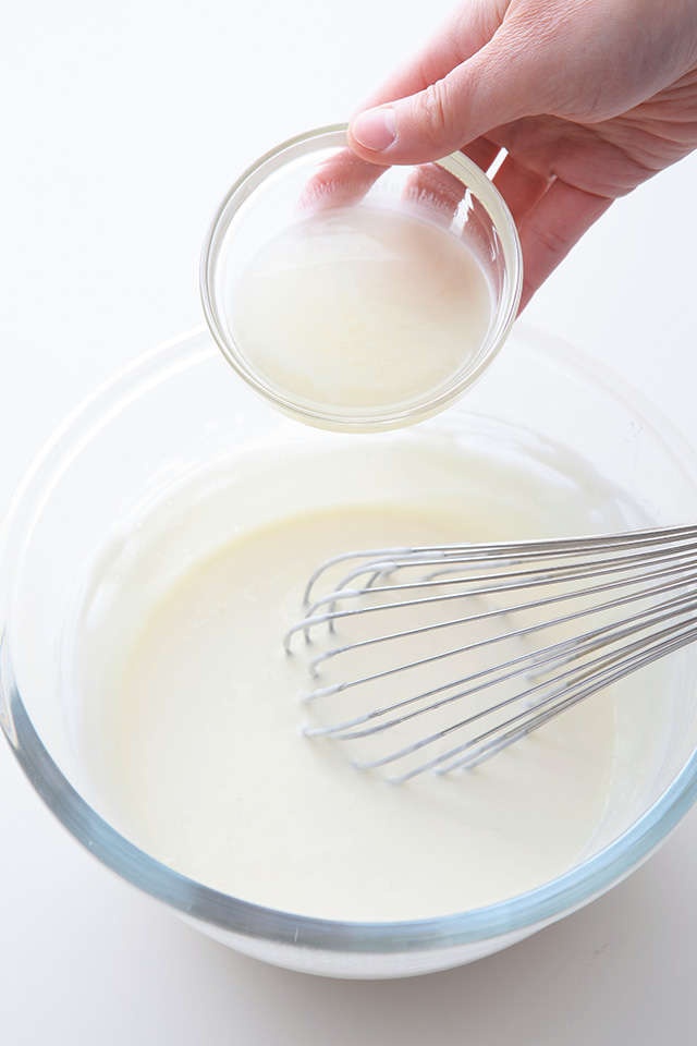 混ぜて冷蔵庫に入れるだけ！Mizukiさんの「豆乳あずきレアチーズ」「フルーツ寒天」／Mizukiのカンタン手作り 3時のおやつ（5）
