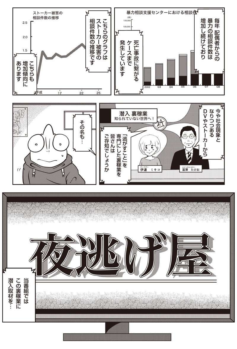 「夜逃げ屋って本当にあるの...？」売れない漫画家が取材を申し込んだら／夜逃げ屋日記（4）