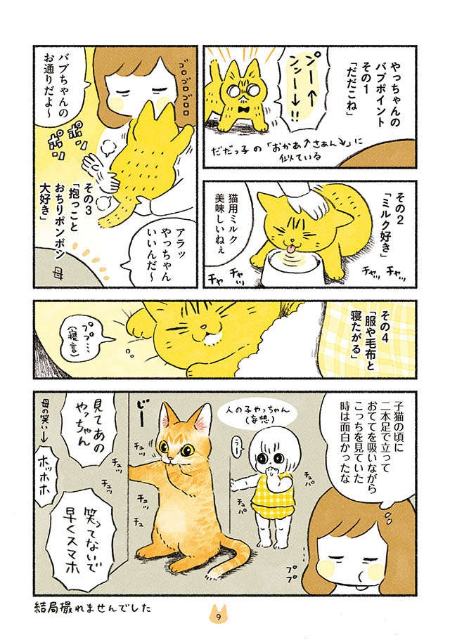愛猫を「赤ちゃん扱い」してしまう...その3大「バブポイント」／茶トラのやっちゃんとちーちゃん（3）