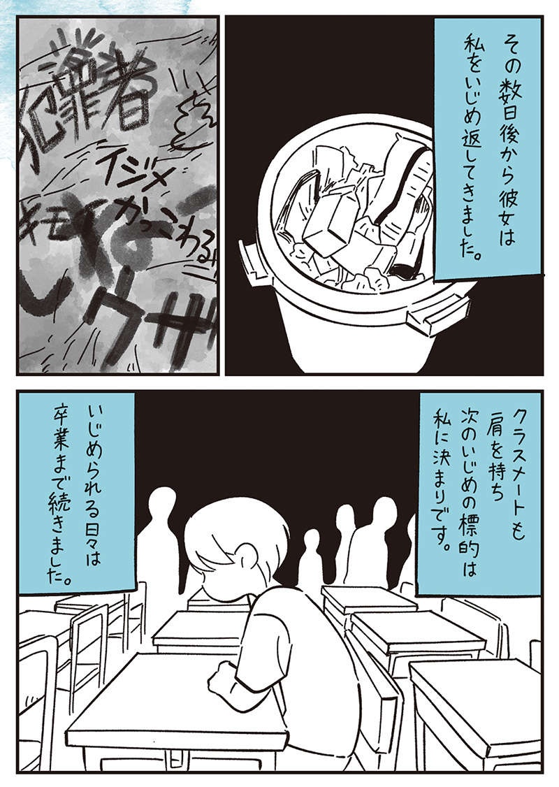 小学生の頃、いじめていた子にいじめ返された。高校で再会して思い返す過去／10代の時のつらい経験（5）