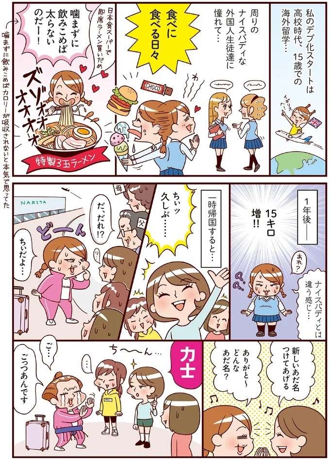 友だちに「力士」と言われてもやせなかった私がダイエットを決意したワケ／最強ずぼら女子が成功した唯一のダイエット（4）