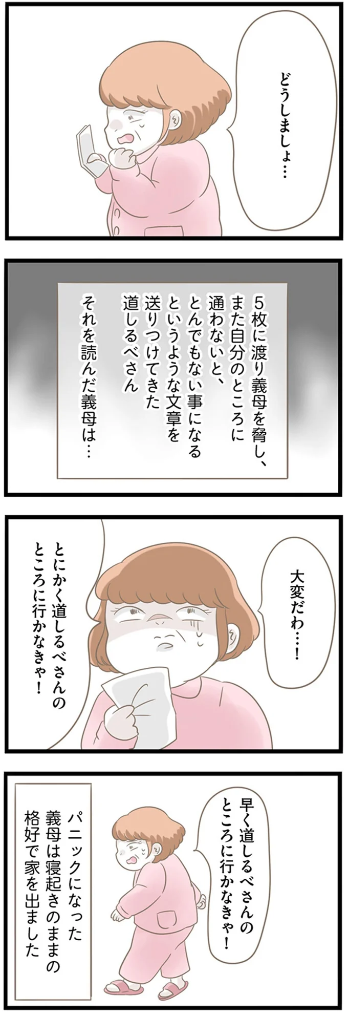 スピリチュアルに傾倒する義母。洗脳された義母はパジャマのまま飛び出し、新たな事件を／前科持ちの義母と同居していた話（9）