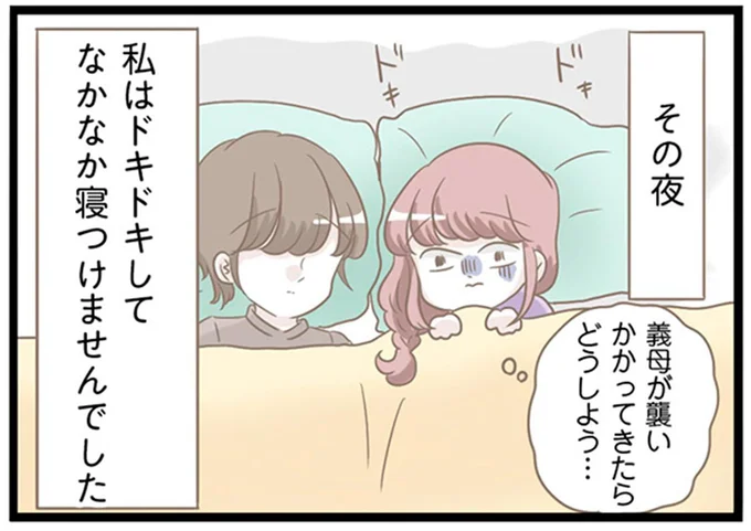 リビングでも嫌ですけど？ 義母と同じ屋根の下で過ごす悪夢の一夜／前科持ちの義母と同居していた話（1）