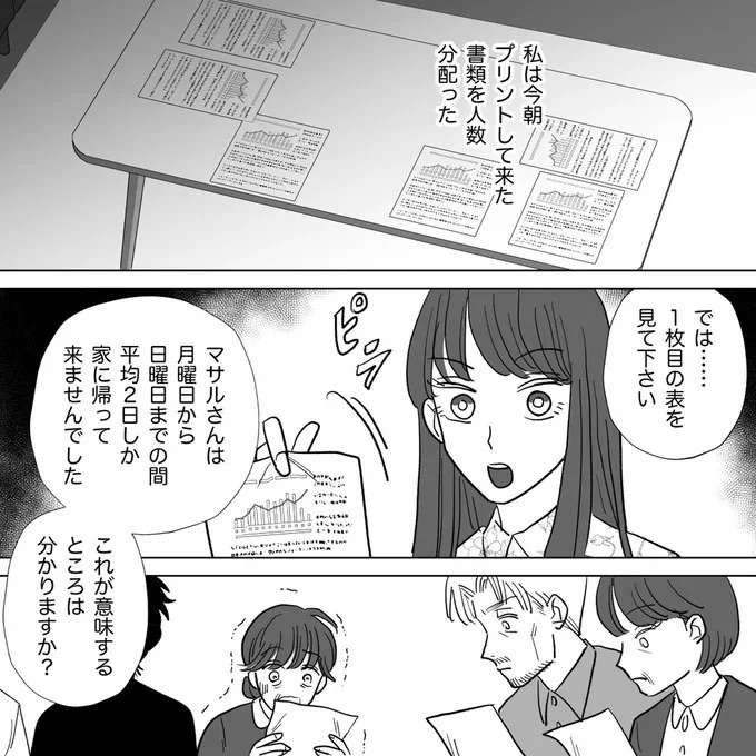 「性生活がなくなるのは嫁の怠慢」不倫夫をかばう義家族。ガバガバの理屈を論破...！／信じていた旦那は出会い厨でした（6）