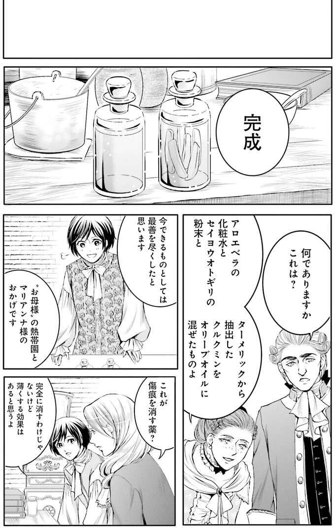 傷の治療は終了。報酬より聡明な皇女との別れが寂しくて／現代OLが18世紀フランスにタイムスリップしたら4（2）