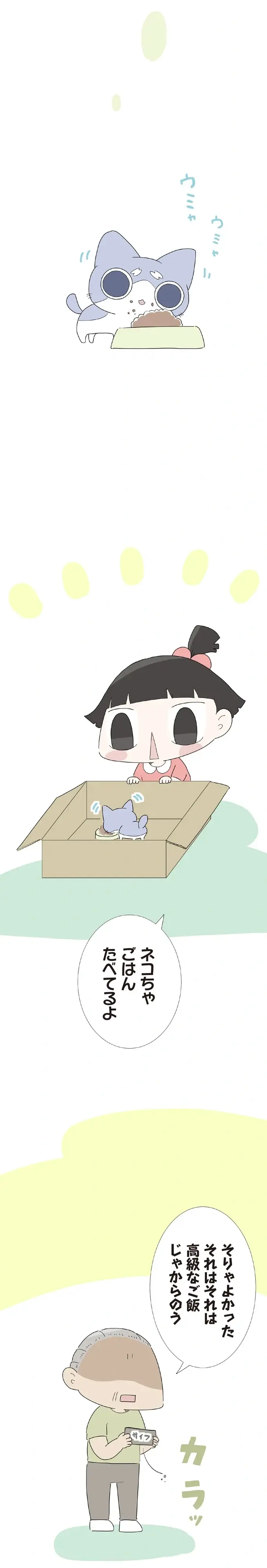 子猫の検査で大出費じゃが...「ハルがちゃんとするからね」という孫がいじらしくて／ハルとゲン（2）