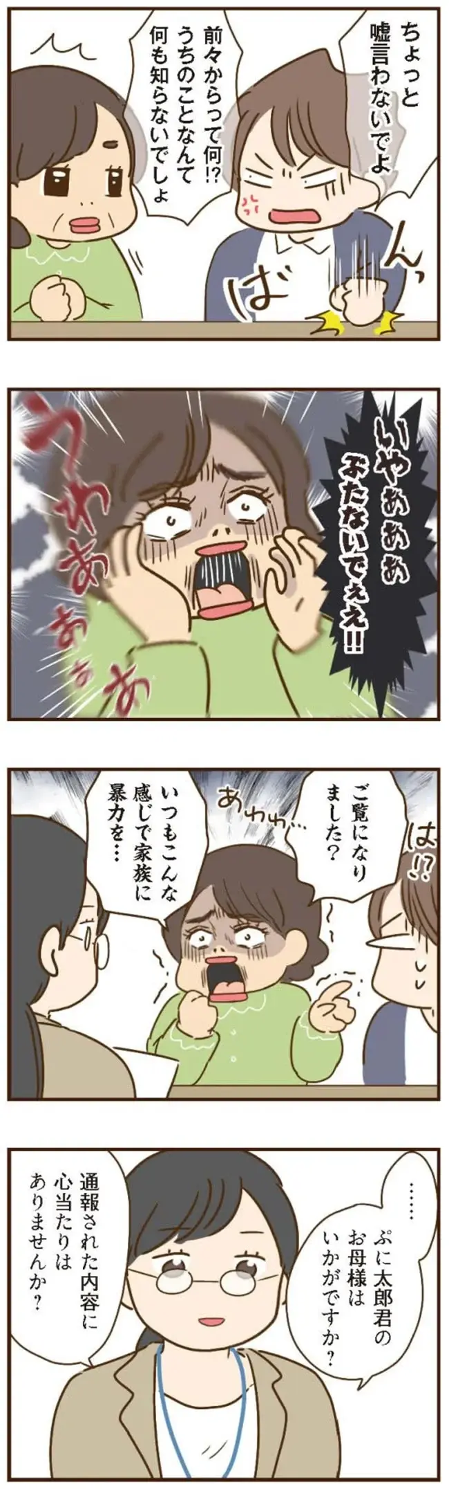 大嘘つきのトンデモ義母。児童相談所の面談に押し掛けて、虐待をでっち上げ!?／家族を乗っ取る義姉と戦った話（8）