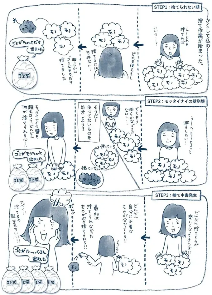 家族は家の片づけを拒否！ それなら...「自分のものを捨てるしかない」／わたしのウチには、なんにもない。1（5）