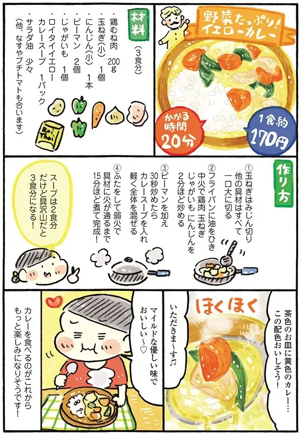 『おひとりさまのゆたかな年収200万生活』1～3+四季の野菜レシピ（66）