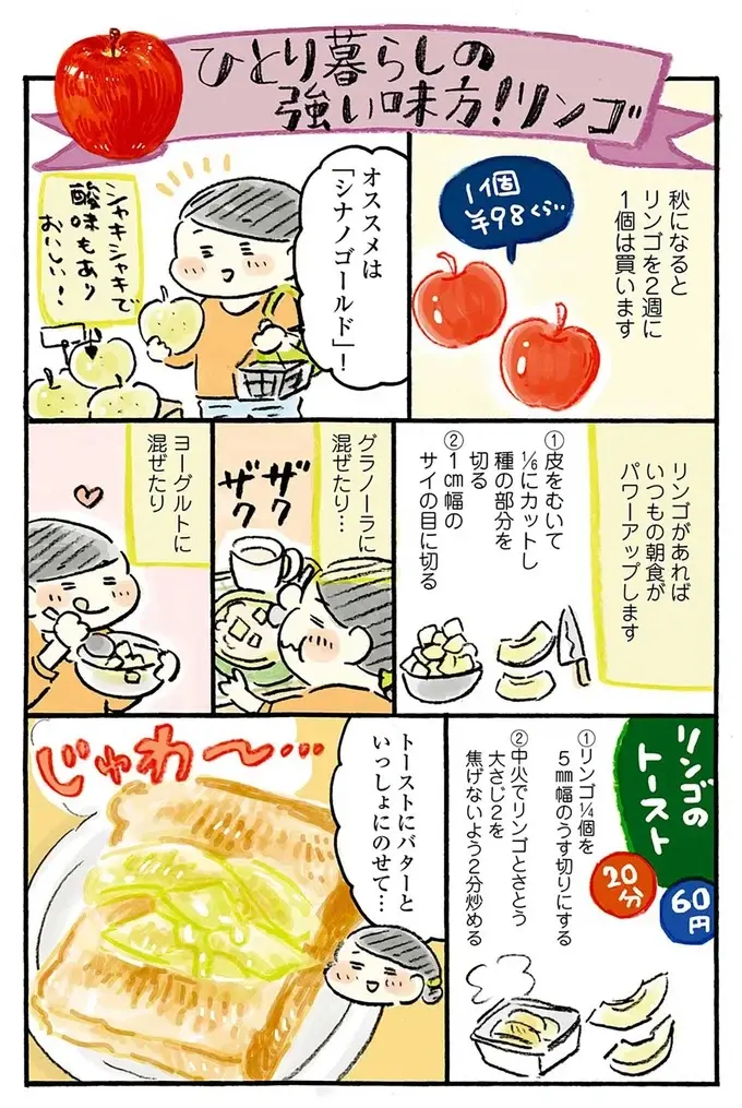 『おひとりさまのゆたかな年収200万生活』1～3+四季の野菜レシピ（79）