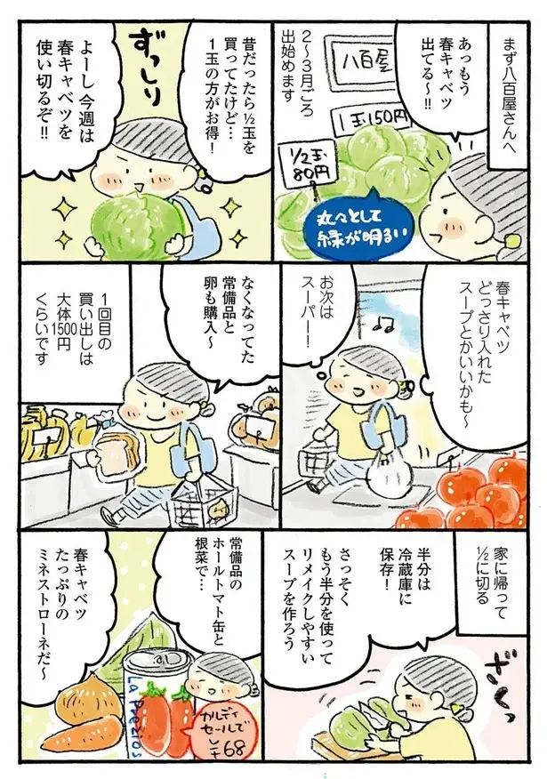 『おひとりさまのゆたかな年収200万生活』1～3+四季の野菜レシピ（92）