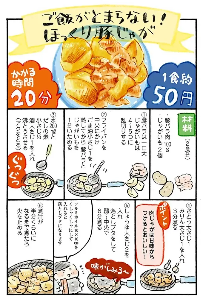 『おひとりさまのゆたかな年収200万生活』1～3+四季の野菜レシピ（102）