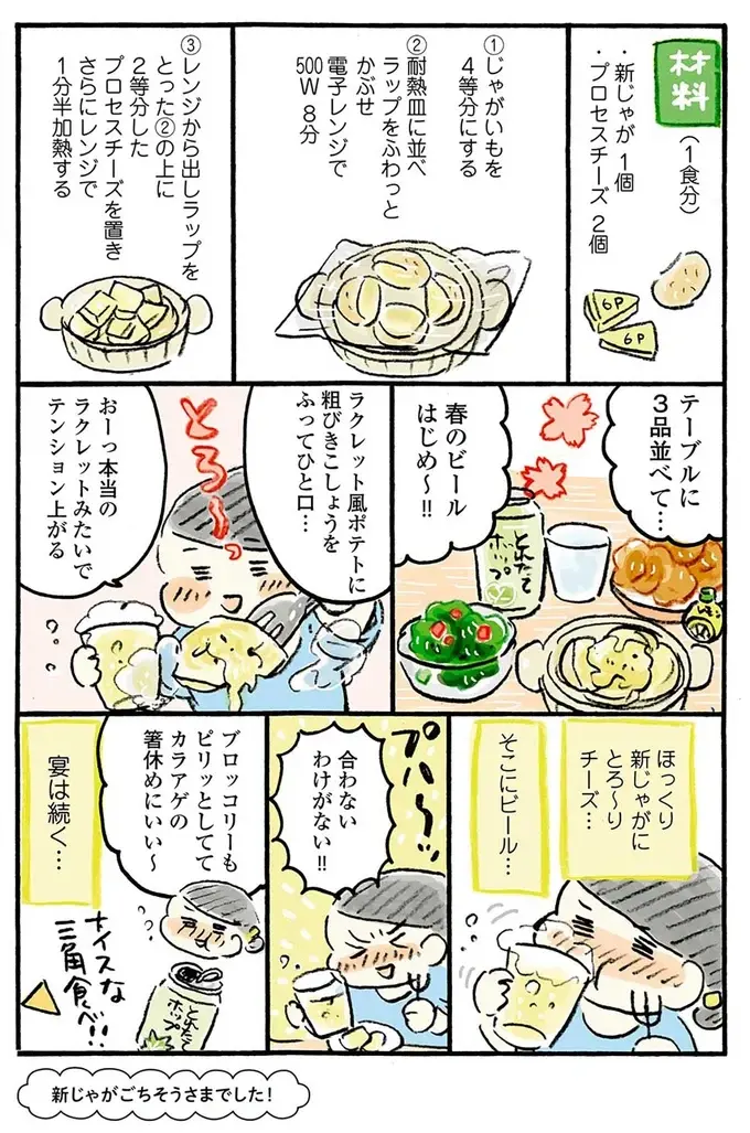 『おひとりさまのゆたかな年収200万生活』1～3+四季の野菜レシピ（110）