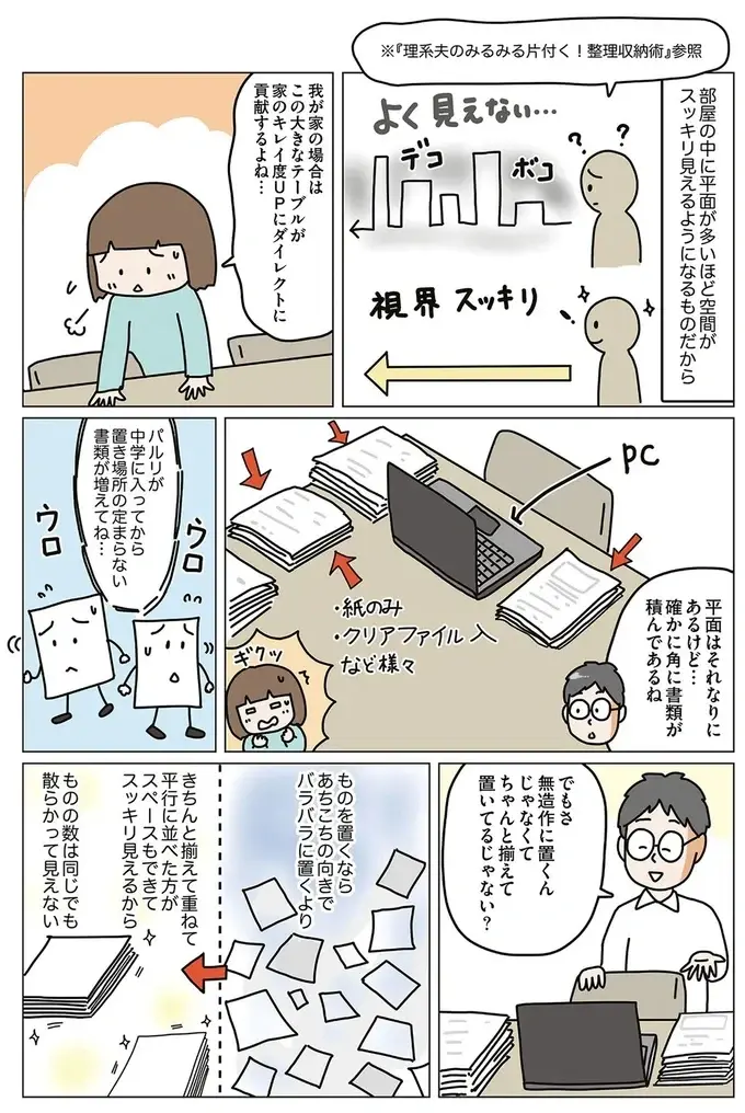 家の中で「片付いているところ」と「片付いていないところ」の違いって？／理系夫の減らせる！ 整理収納術（4）