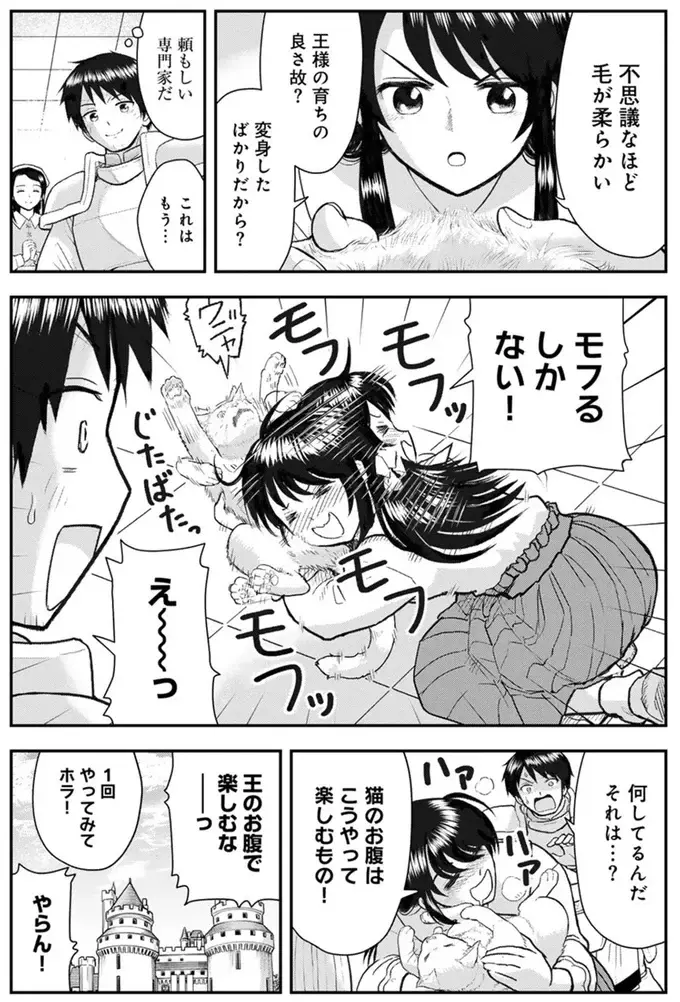 「猫に変身した王」の心がわからない！ 武器を振り上げて...混乱する従臣たちが一触即発!?／王が猫になった（8）